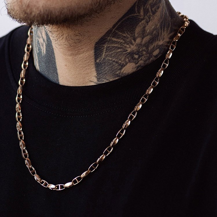 Чоловічий золотий ланцюжок ц00521 від ювелірного магазину Онікс - 1