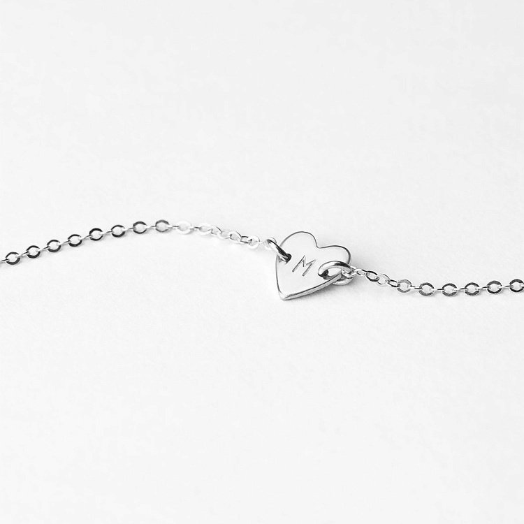 Срібне кольє Сердечко для гравіювання 18994 від ювелірного магазину Онікс - 9