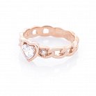 Золотое кольцо Любовное настроение к06273 от ювелирного магазина Оникс - 4