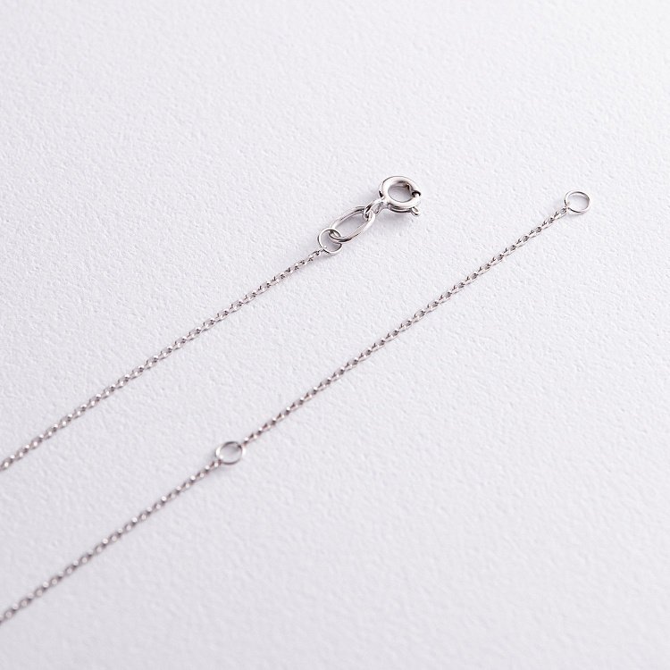 Золоте кольє "Серце" з діамантами 722201121 від ювелірного магазину Онікс - 3