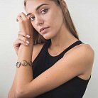 Браслет с агатом, тигровым глазом и кварцем дымчатым BRDR082 от ювелирного магазина Оникс