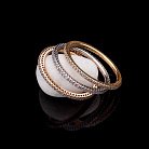 Золотое кольцо с бриллиантами 160615ch от ювелирного магазина Оникс