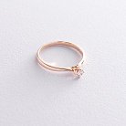 Помолвочное кольцо в красном золоте (бриллиант) кб0232 от ювелирного магазина Оникс