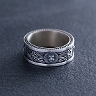 Серебряное текстурное кольцо "Лев" 1180 от ювелирного магазина Оникс - 2