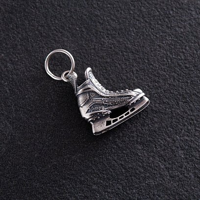 Срібний кулон "Хокейні ковзани" 133198 №7