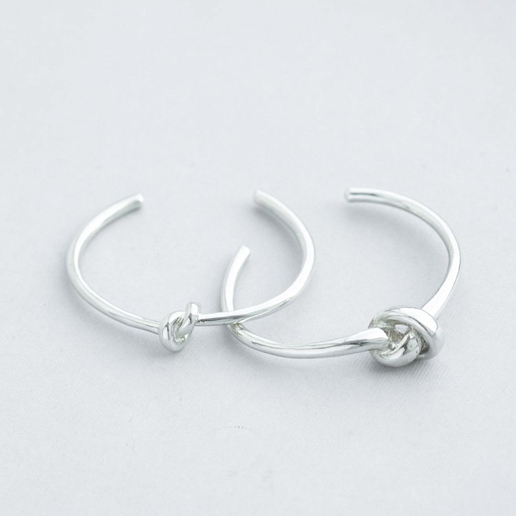 Срібний браслет ручної роботи "Вузол" 141327 від ювелірного магазину Онікс - 5