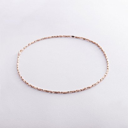 Кольє - ланцюжок у червоному золоті кол02375 №5