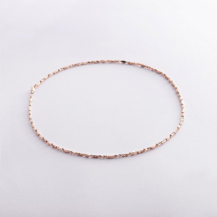 Кольє - ланцюжок у червоному золоті кол02375 від ювелірного магазину Онікс - 4