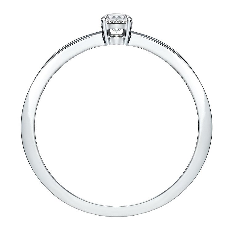 Золотое помолвочное кольцо с бриллиантом zbern005 от ювелирного магазина Оникс - 1