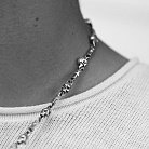 Серебряное колье "Черепа" 364 от ювелирного магазина Оникс - 1