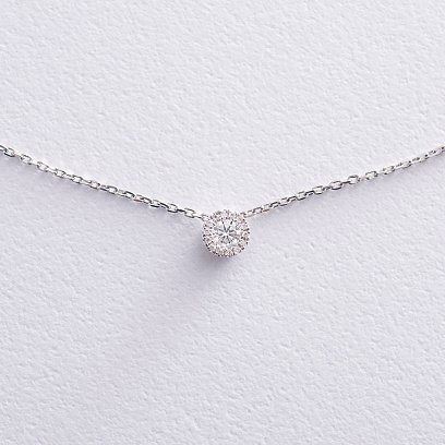 Золотое колье с бриллиантами колб0013ca