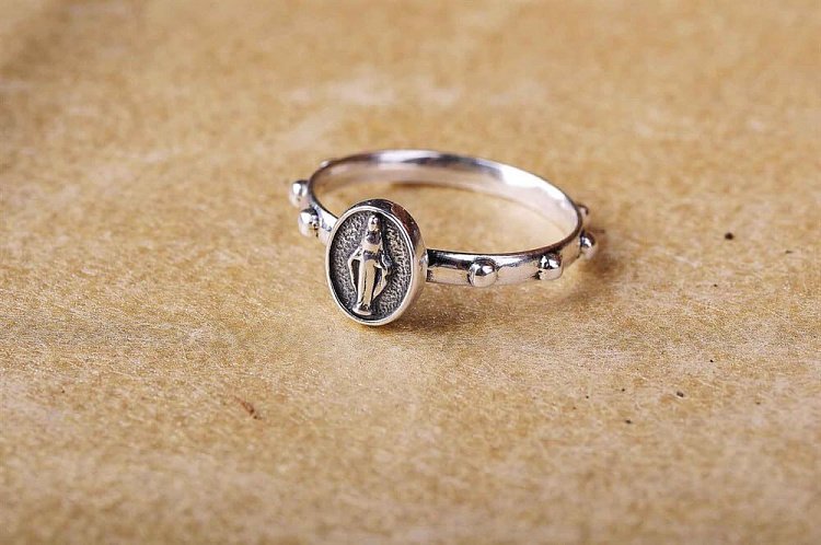 Каблучка католицька "Розарій" 111142 від ювелірного магазину Онікс - 2