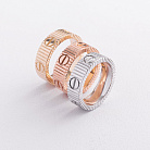 Каблучка "Love" у білому золоті к08423 от ювелирного магазина Оникс - 2