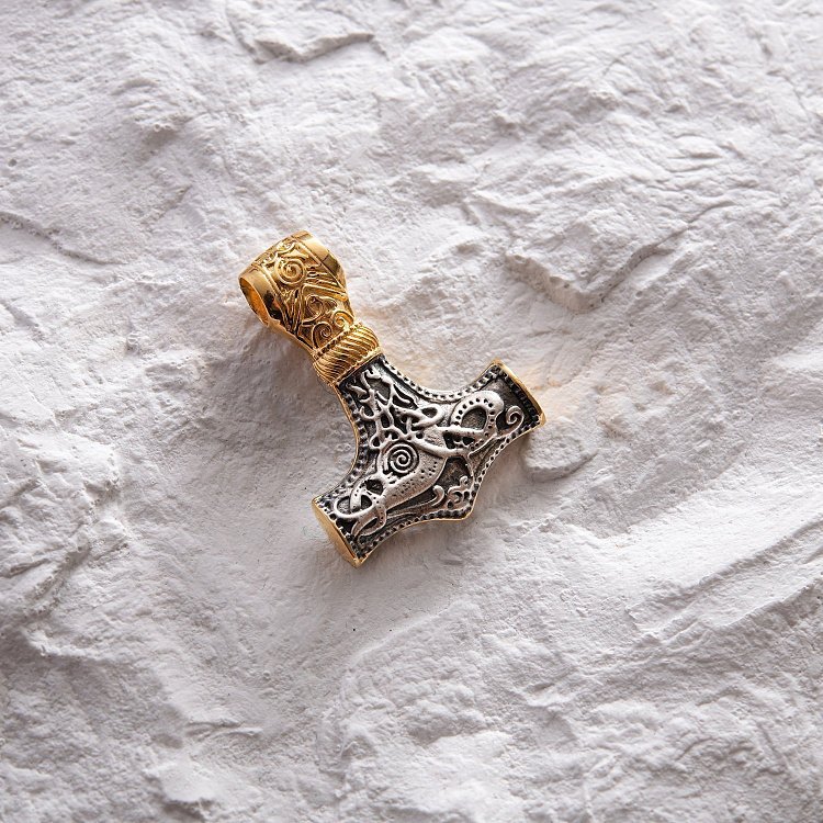 Срібна підвіска "Молот Тора" 132888 від ювелірного магазину Онікс - 13