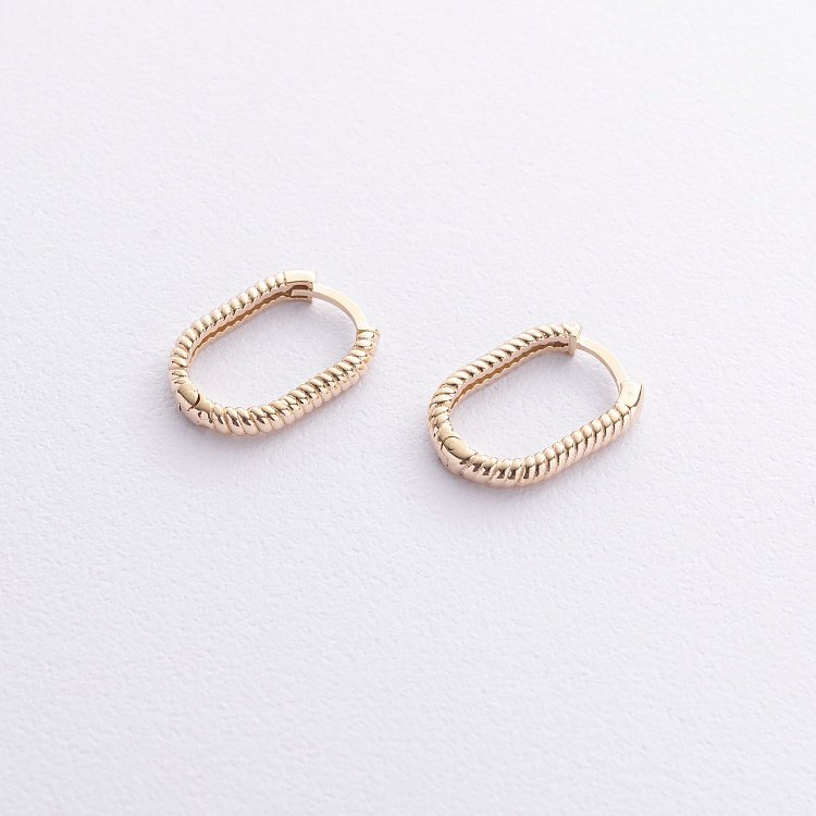 Сережки "Alisia" у жовтому золоті с09221 від ювелірного магазину Онікс - 2