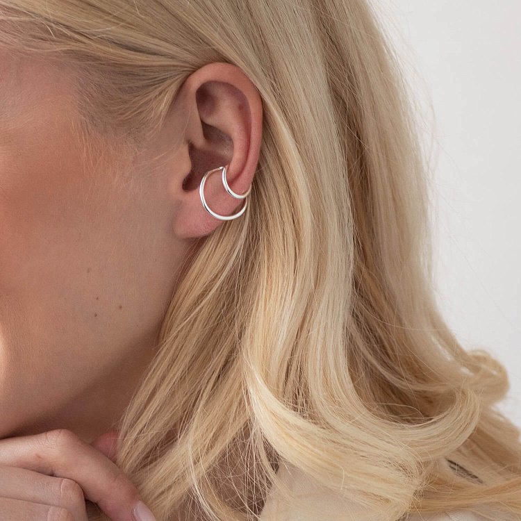 Срібна сережка - каффа 123184 від ювелірного магазину Онікс