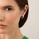 Серьги "Совершенство" в белом золоте с08745 от ювелирного магазина Оникс - 4