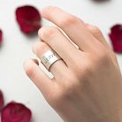 Серебряное кольцо "Цілуй" celui от ювелирного магазина Оникс - 3