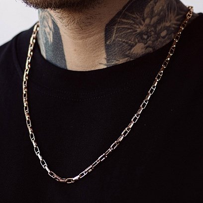 Чоловічий золотий ланцюжок ц00520 №2