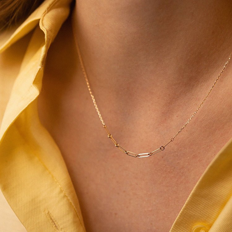 Кольє - ланцюжок у червоному золоті кол02378 від ювелірного магазину Онікс - 4