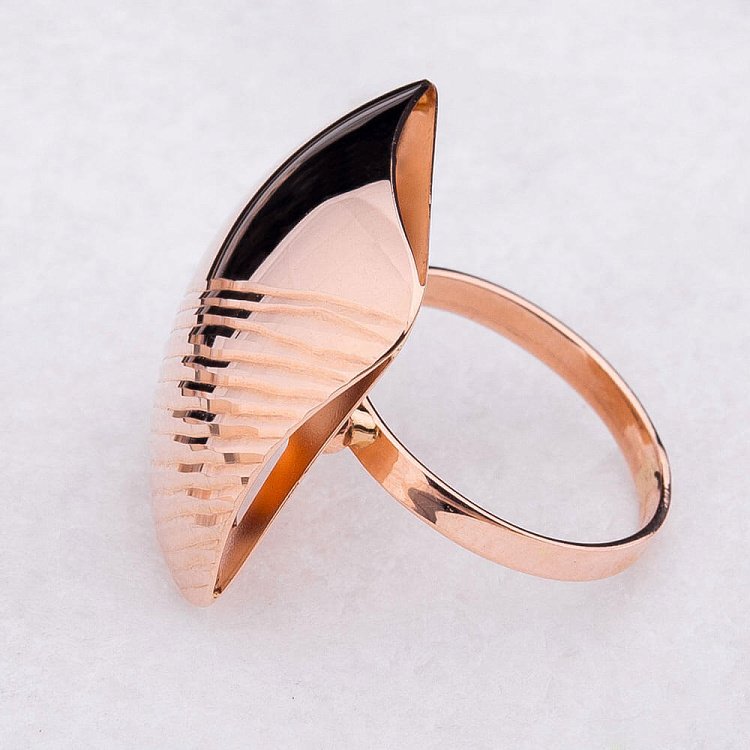 Золотое кольцо к01737к от ювелирного магазина Оникс - 3