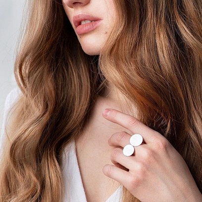 Срібна каблучка "Комети" 112288