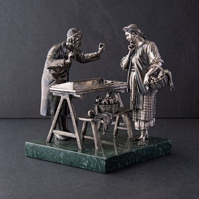 Срібна фігура ручної роботи 23158