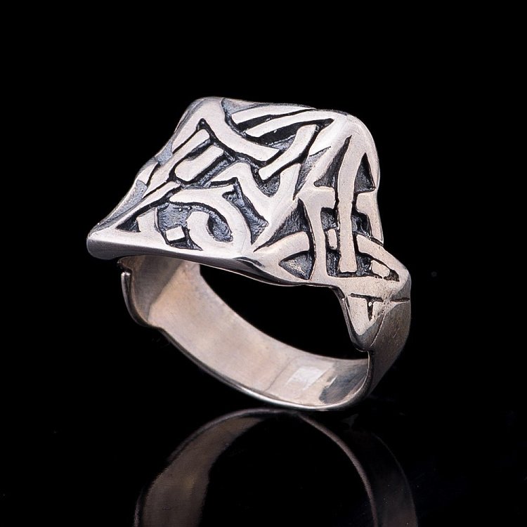 Серебряная печатка 11717 от ювелирного магазина Оникс - 1