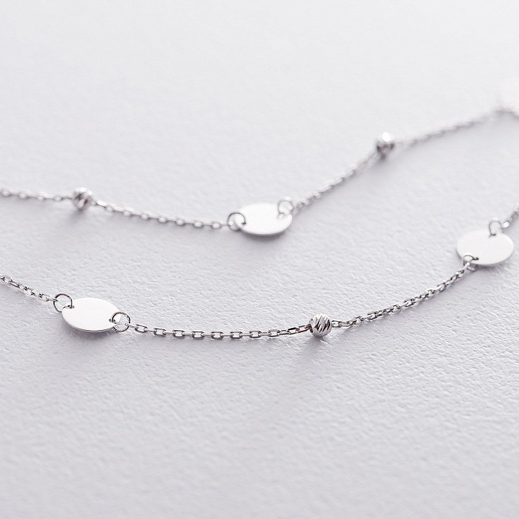 Золотое колье с монетами кол01786 - 6 Золотое колье с монетами кол01786 от ювелирного магазина Оникс - 6