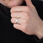 Серебряное кольцо "Минимализм" (возможна гравировка) 112144 от ювелирного магазина Оникс - 11