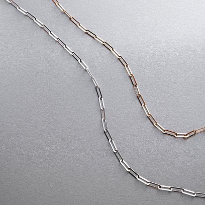 Колье "Ванесса" в белом золоте кол02204 №7