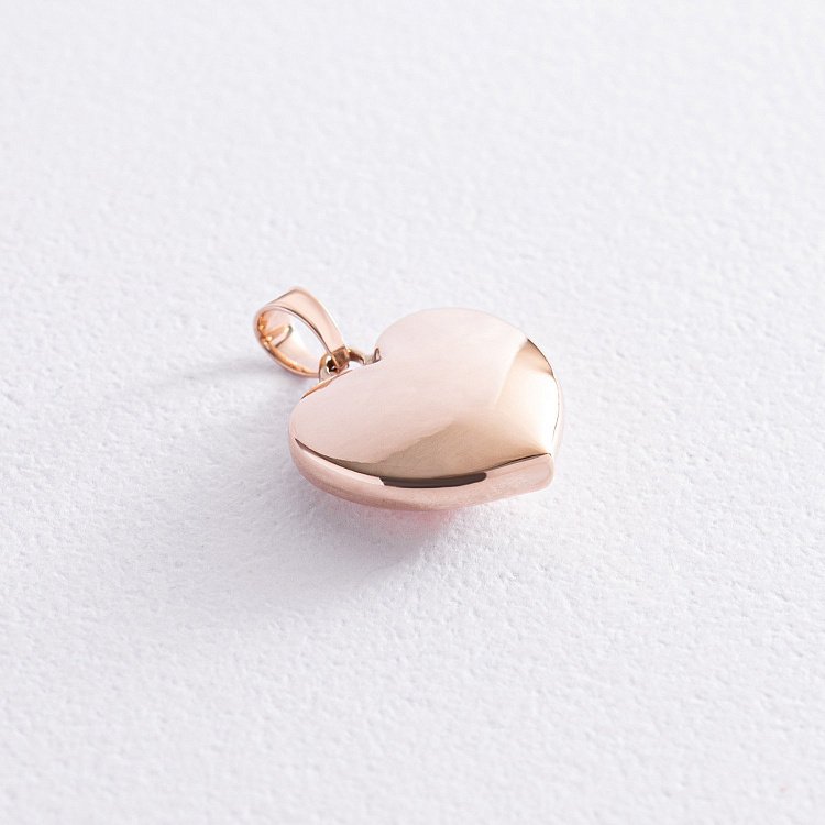 Кулон "Сердце" в красном золоте п03664 от ювелирного магазина Оникс - 2