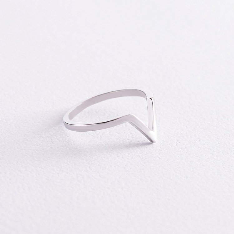 Срібна каблучка "Особлива" 112610 від ювелірного магазину Онікс - 3