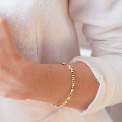 Браслет з жовтого золота б04167 №7