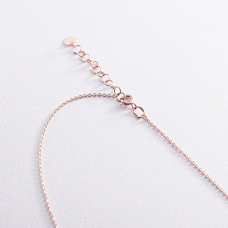 Золоте кольє "Конюшина" з емаллю 860412Е від ювелірного магазину Онікс - 5