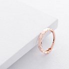 Золотое кольцо без камней к06216 от ювелирного магазина Оникс - 2