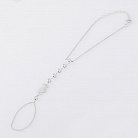 Серебряный браслет Слейв с фианитами 141119 от ювелирного магазина Оникс - 4