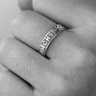 Серебряное кольцо "Спаси и Сохрани" (на укр. языке) ку-2 от ювелирного магазина Оникс - 2