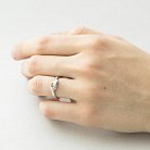 Золотое кольцо с бриллиантами zberdg92244 от ювелирного магазина Оникс - 3