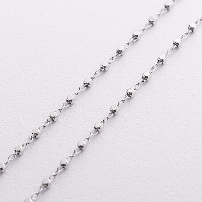 Серебряная цепочка "Кубики" 15243 №3