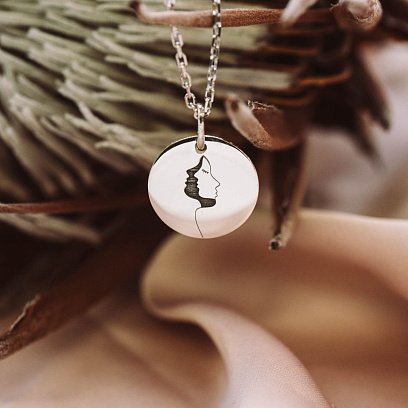 Серебряный кулон "Наша дуальность" 132724кул