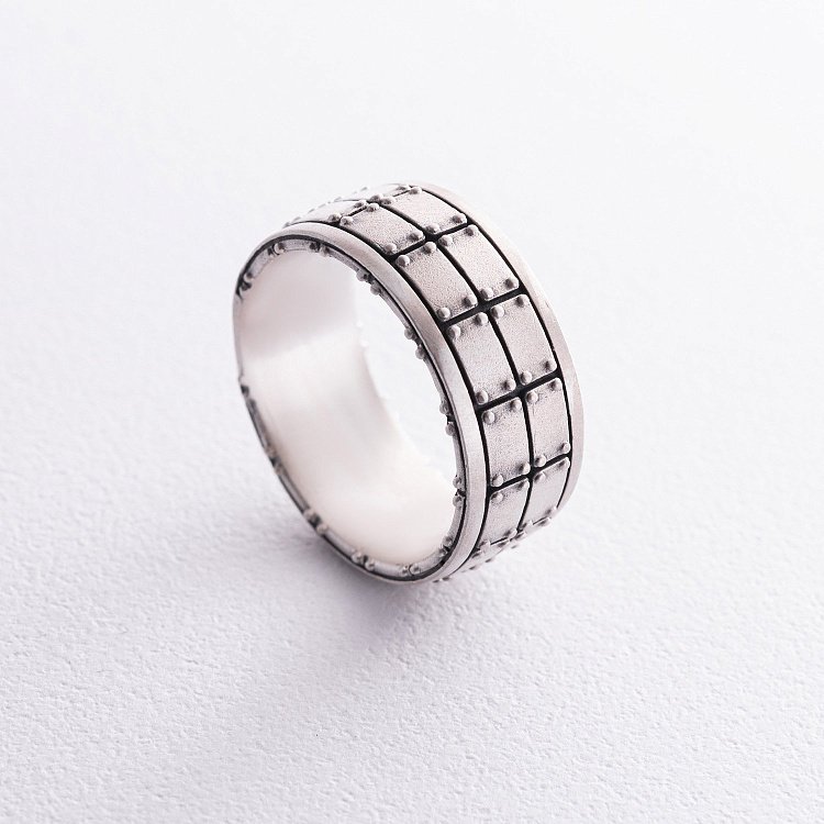 Чоловічий срібний перстень 7037 від ювелірного магазину Онікс - 7