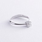 Помолвочное золотое кольцо с бриллиантом 220341121 от ювелирного магазина Оникс - 2