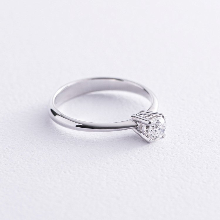 Помолвочное золотое кольцо с бриллиантом 220341121 от ювелирного магазина Оникс - 2