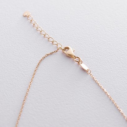 Золоте подвійне кольє з монетками кол01391 №9