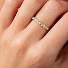 Золотое кольцо с дорожкой камней (бриллианты) кб0464ca от ювелирного магазина Оникс - 4