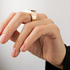 Каблучка "Gabriela" у червоному золоті к08364 от ювелирного магазина Оникс - 4