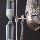 Серебряная фигура "Песочные часы. Петух" ручной работы 23147 от ювелирного магазина Оникс - 3