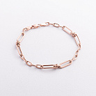 Золотой браслет "Цепочка" б05833 от ювелирного магазина Оникс