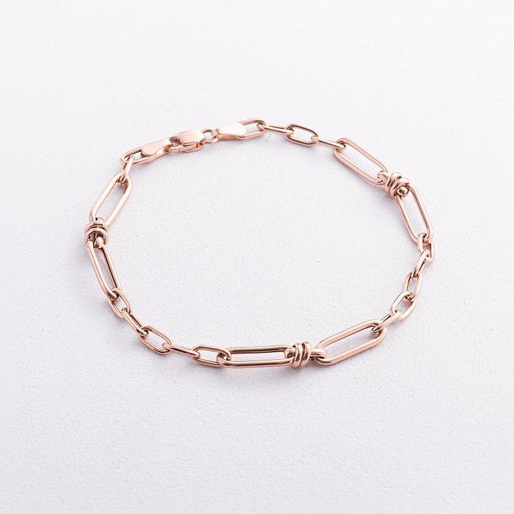 Золотой браслет "Цепочка" б05833 от ювелирного магазина Оникс